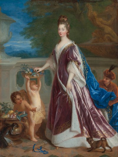 Portrait of Louise Bénédicte de Bourbon-Condé, Duchess of Maine by Jean François de Troy